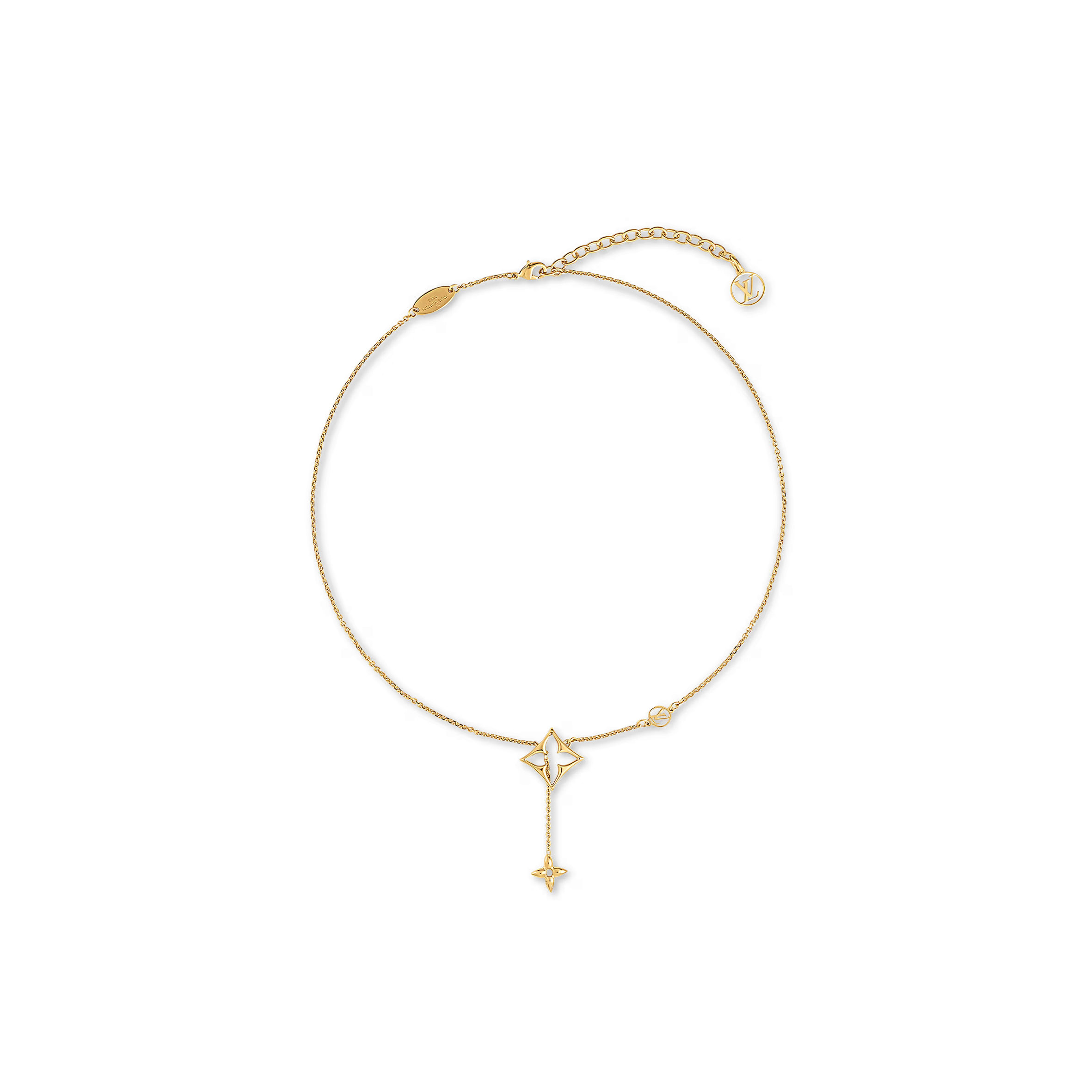 l0*is V*t0n lv flowergram necklace m01234